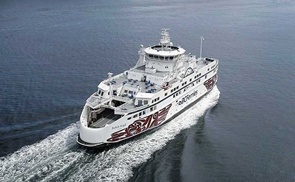 BC Ferries double end ferry