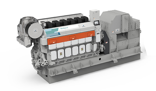 Wärtsilä 32 Methanol 3D drawing