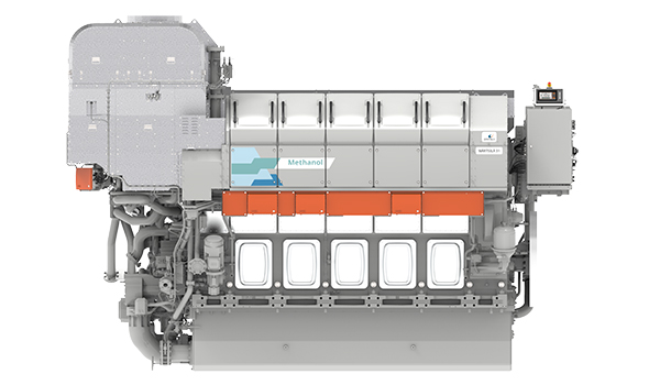 Wärtsilä 31 Methanol 3D drawing