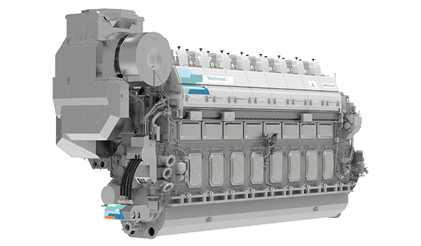 Wärtsilä 46F Methanol 3D drawing