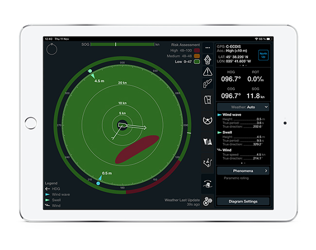 BridgeMate app on tablet