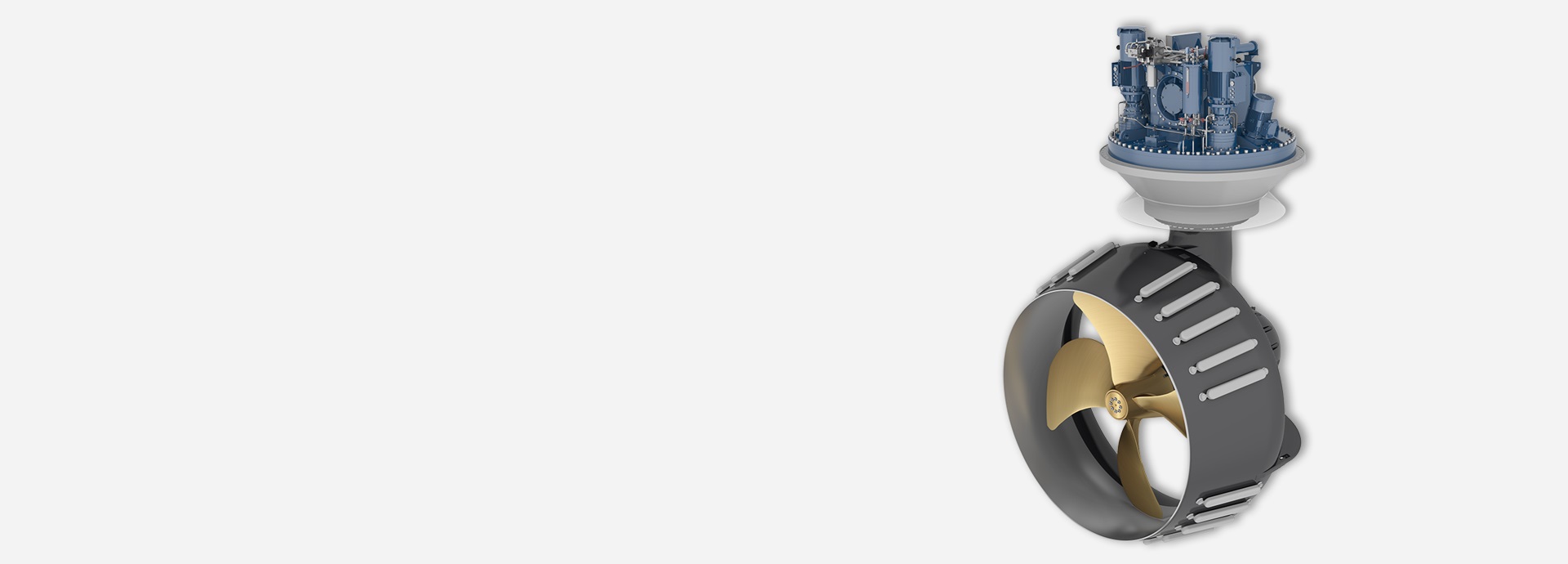 3D drawing Wärtsilä Steerable Thruster WST 32FP