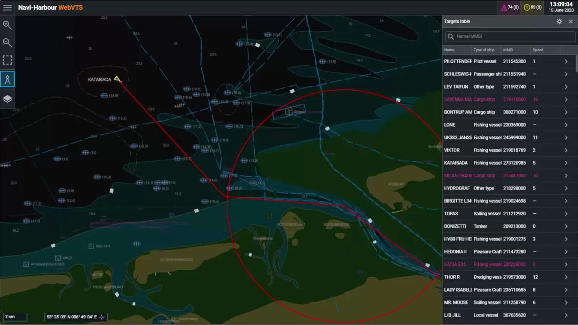 Wärtsilä Navi-Harbour Web VTS